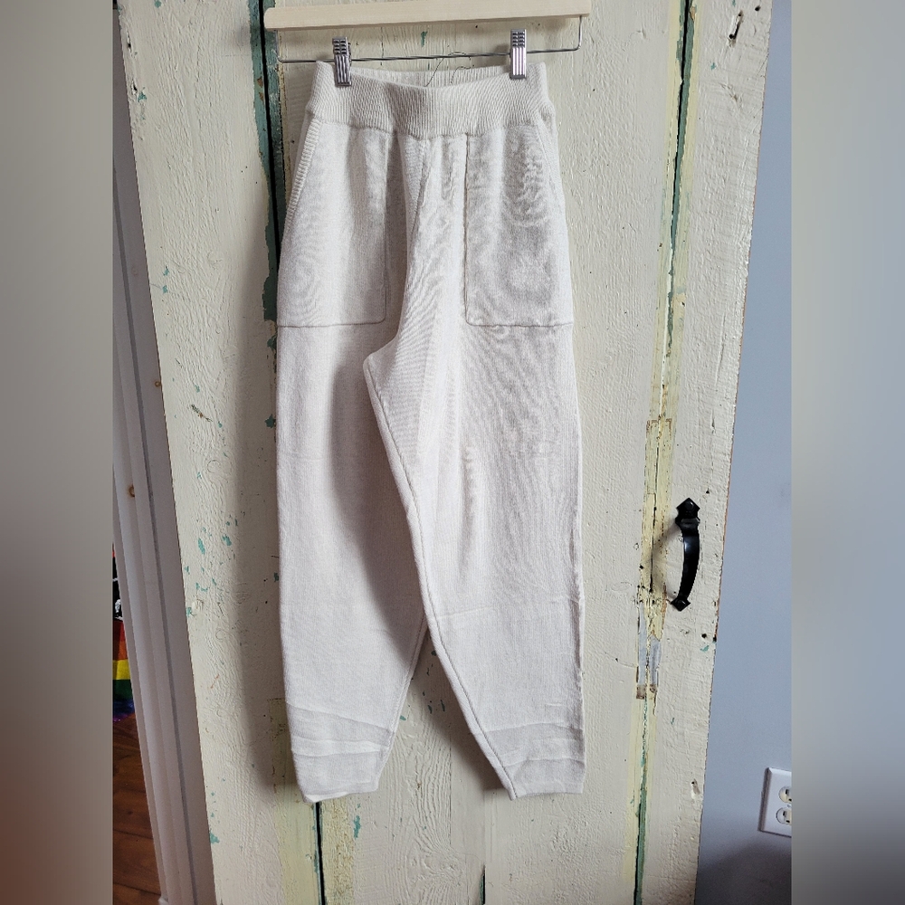 Sincerely Jules Cream Knit Joggers